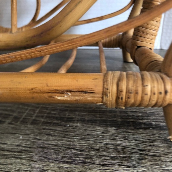 Vtg Bentwood Magazine Rack - Picture 8 of 13